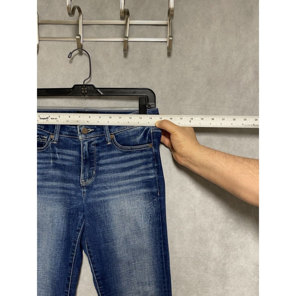 Buckle Black Jeans Women 26X32 Blu Dark Wash Denim Fit No. 53 Straight Whiskered - Picture 3 of 9